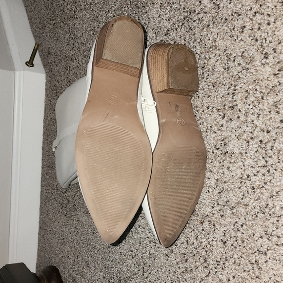 White Knee-High Women's Boots - Picture 7 of 8